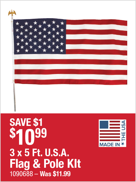3x5 Ft. Flag & Pole Kit